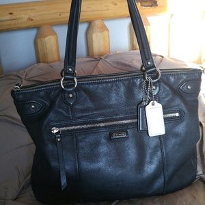 Coach Leather Emma Tote